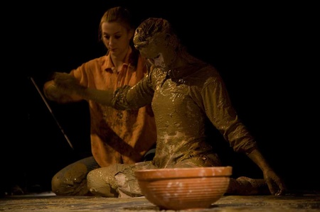 Мім-дует "Next Step" (Рівне). Вистава "Глина". Переможці "Драбини-2008"